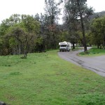 Our RV on Del Valle campground