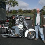 Two men and a Harley!